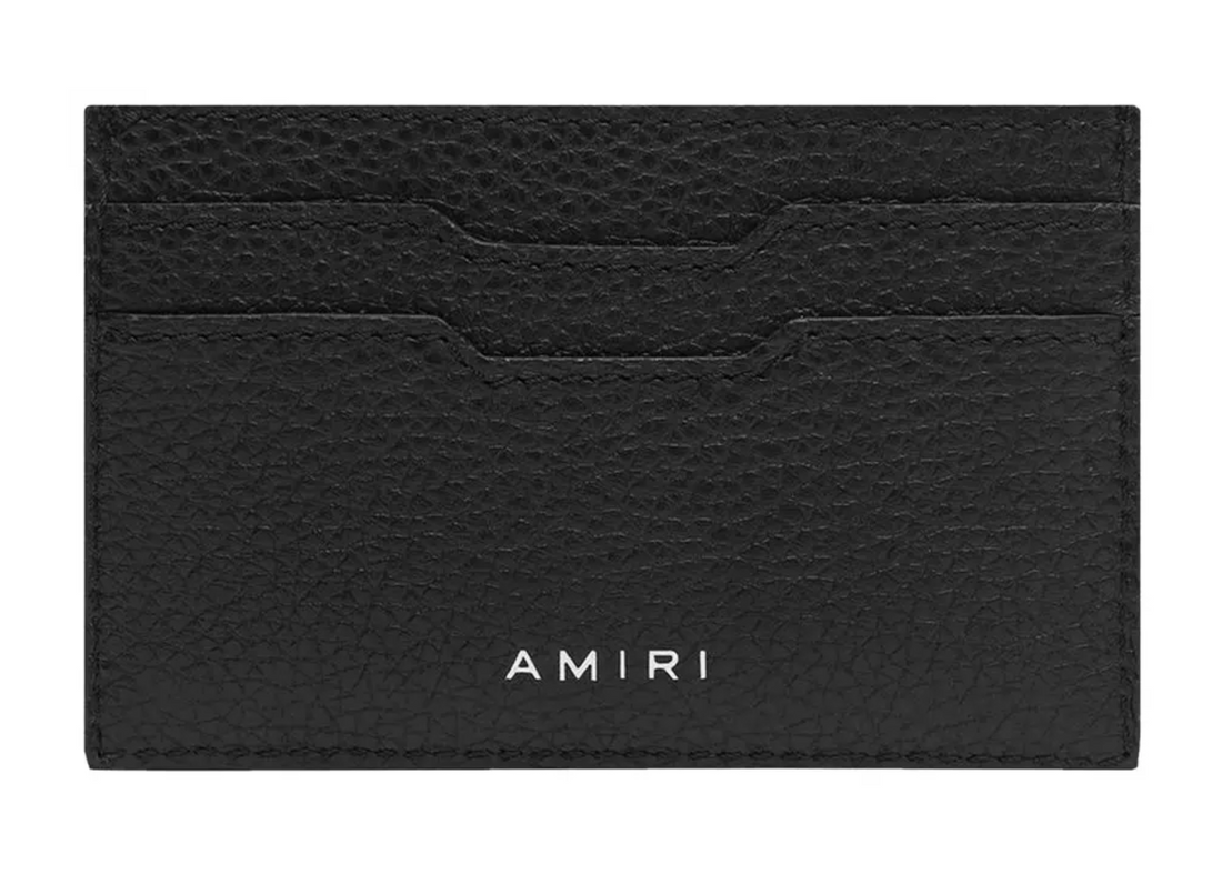 Amiri Logo Leather Card Holder