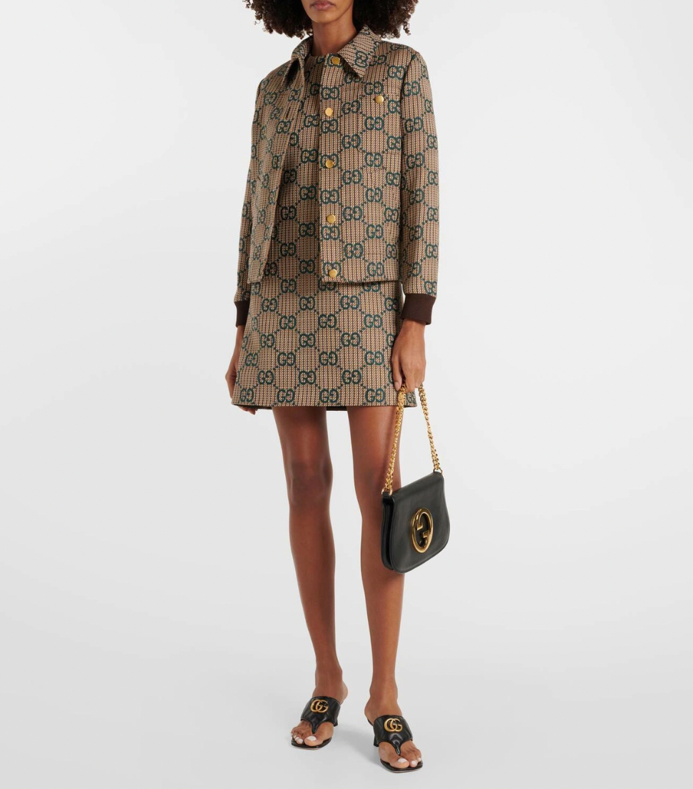 Gucci GG Wool Bomber Jacket