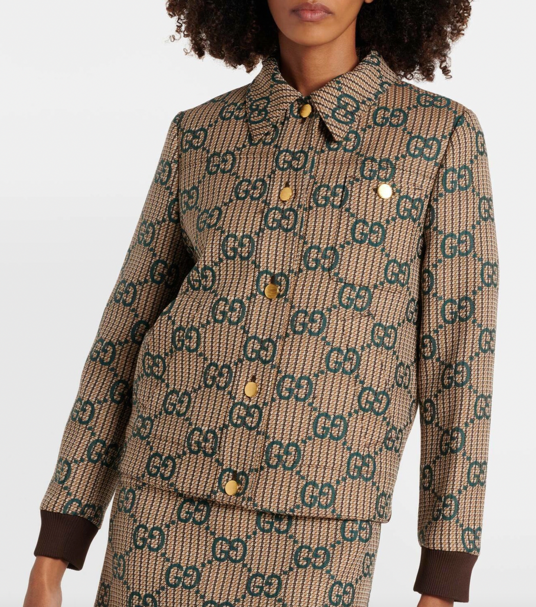 Gucci GG Wool Bomber Jacket