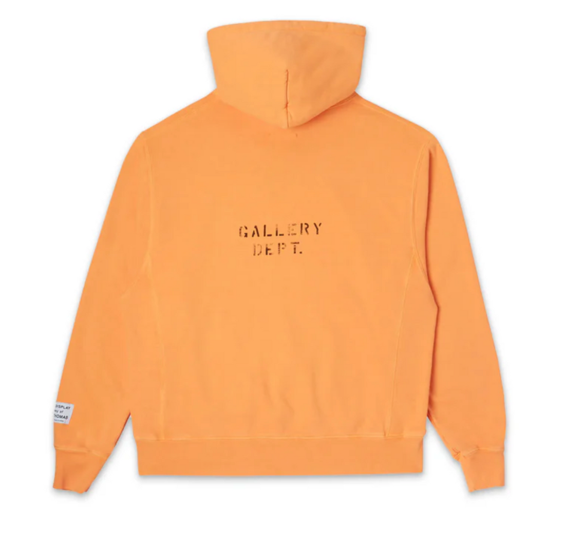 Gallery Dept Logo Hoodie Orange