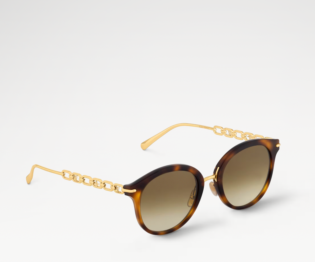 Louis Vuitton Chain Two Round Sunglasses