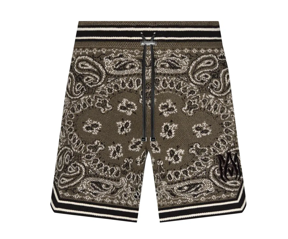 Amiri MA Bandana Shorts