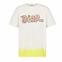 Dior x KAWS Logo Embroidery T-Shirt