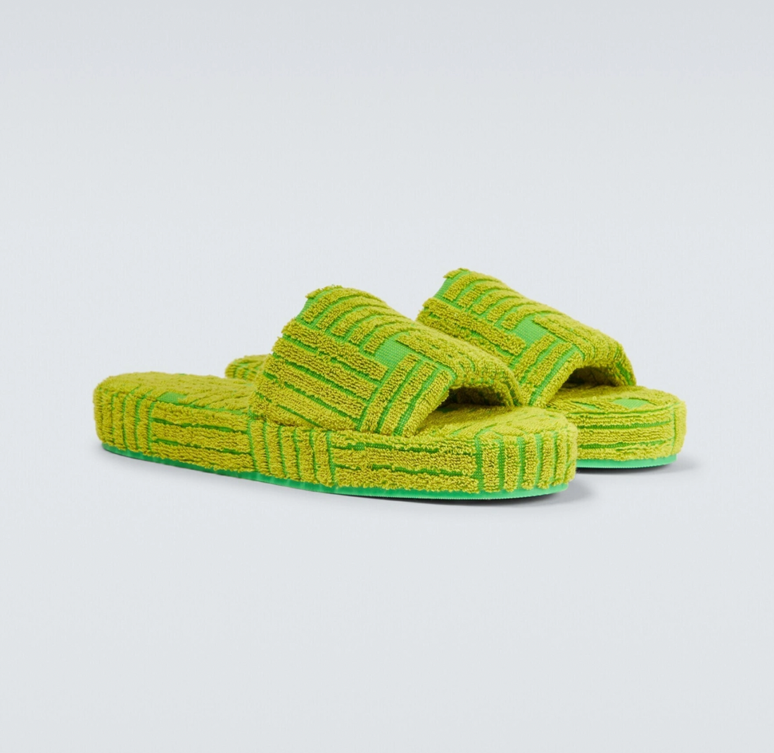 Bottega Veneta Sponge Resort Slides