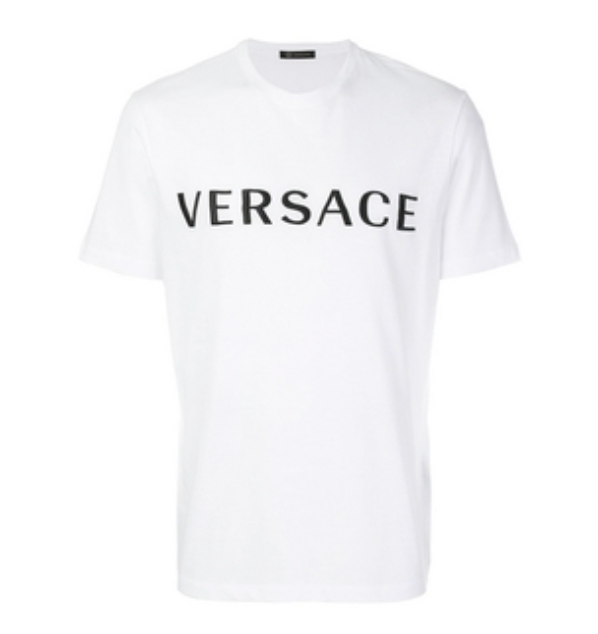 Versace Logo Embroidery T-Shirt