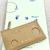 Off-White Burrow ZIpped Card Holder
