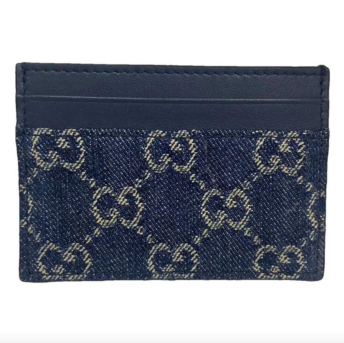 Gucci GG Denim Card Holder