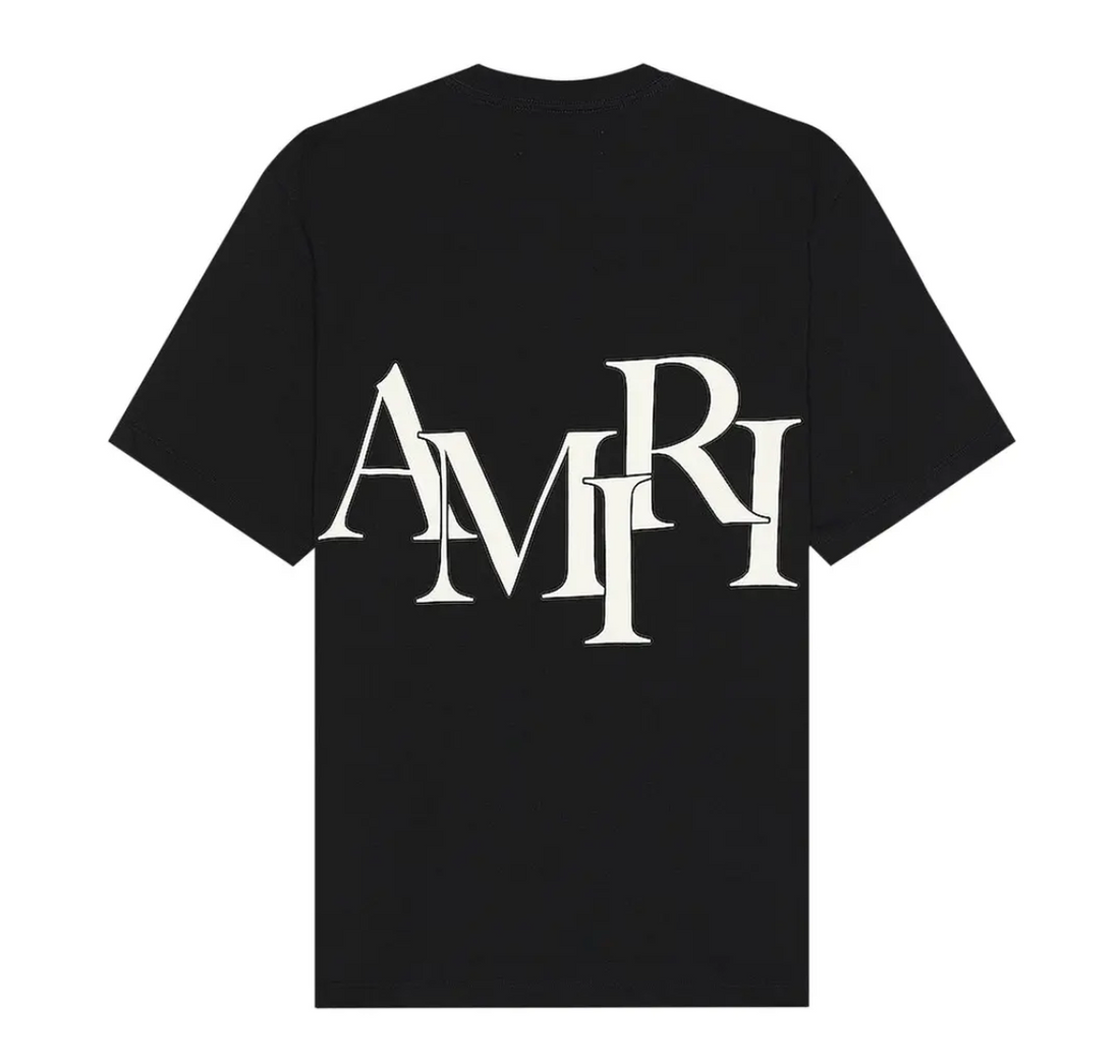 Amiri Staggered Logo T-Shirt