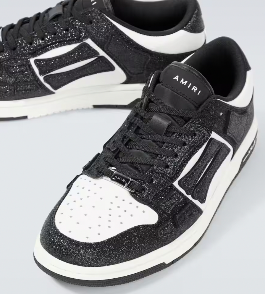 Amiri Crystal Skeleton Low Top Sneaker
