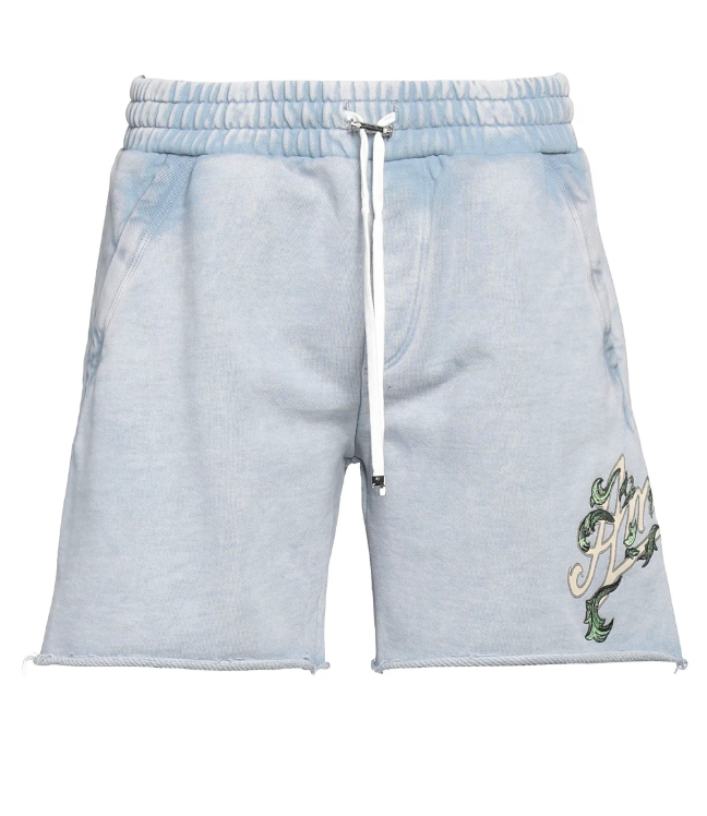 Amiri Filigree Sweatshorts Ashley Blue