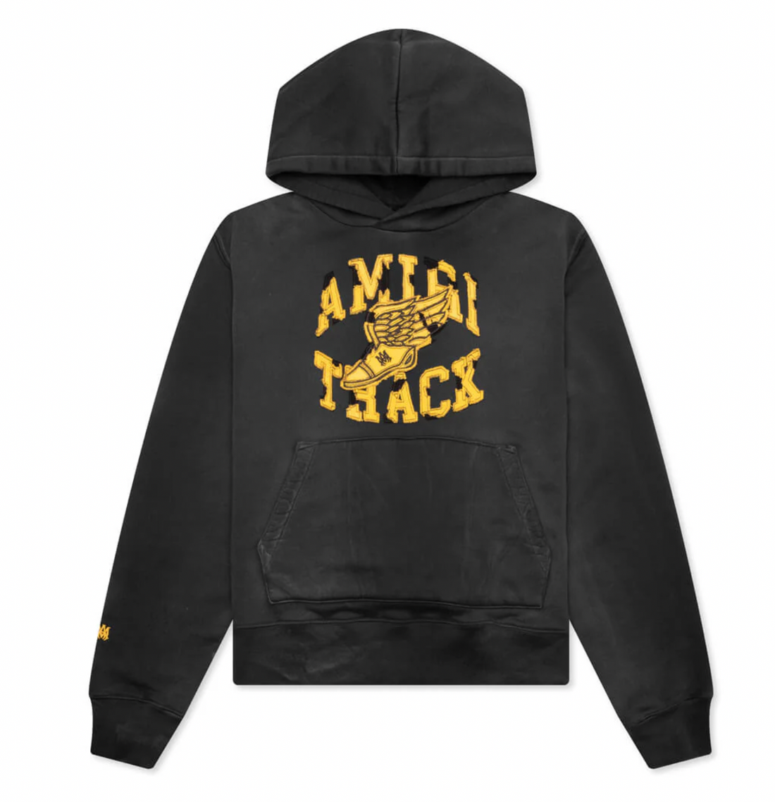 Amiri Track Hoodie Faded Black