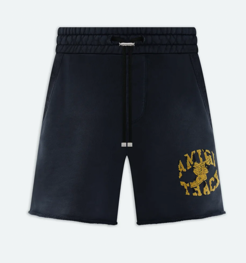 Amiri Track Sweatshorts Faded Black