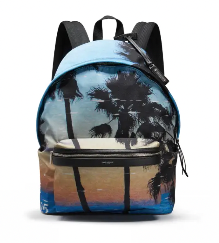 Saint Laurent City Printed Backpack