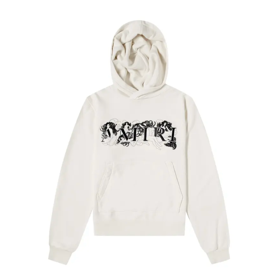 Amiri Logo Embroidery Hoodie