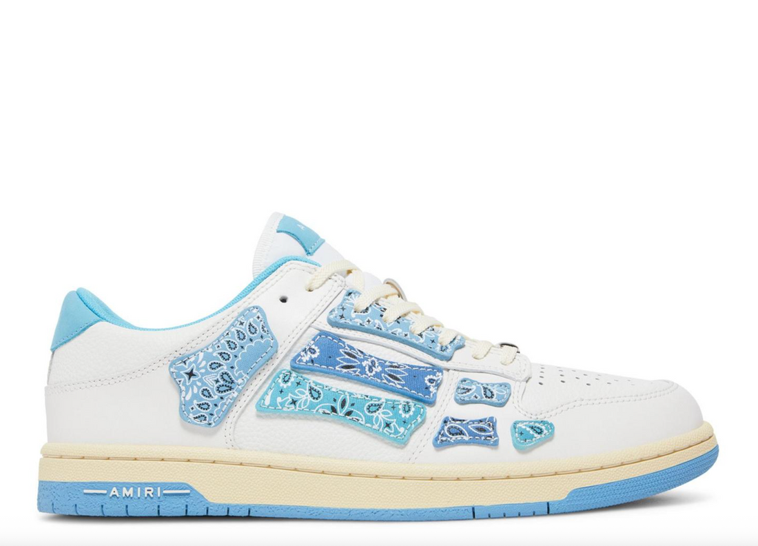 Amiri Skel Top Low Bandana White/Blue Sneaker US