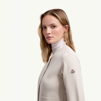 Moncler Down Padded Wool Cardigan Women
