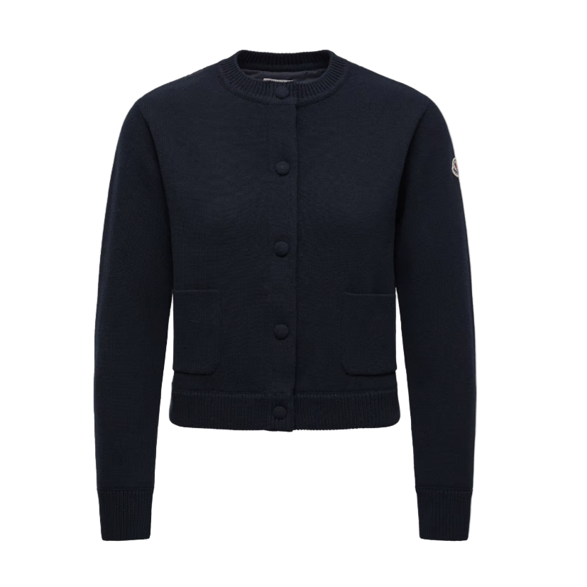 Moncler Down Padded Wool Cardigan Women