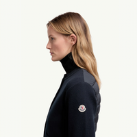 Moncler Down Padded Wool Cardigan Women