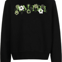 Amiri Floral Embroidery Sweatshirt