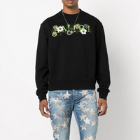 Amiri Floral Embroidery Sweatshirt