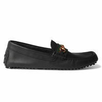 Gucci Webbing-Trimmed Horsebit Driving Loafer