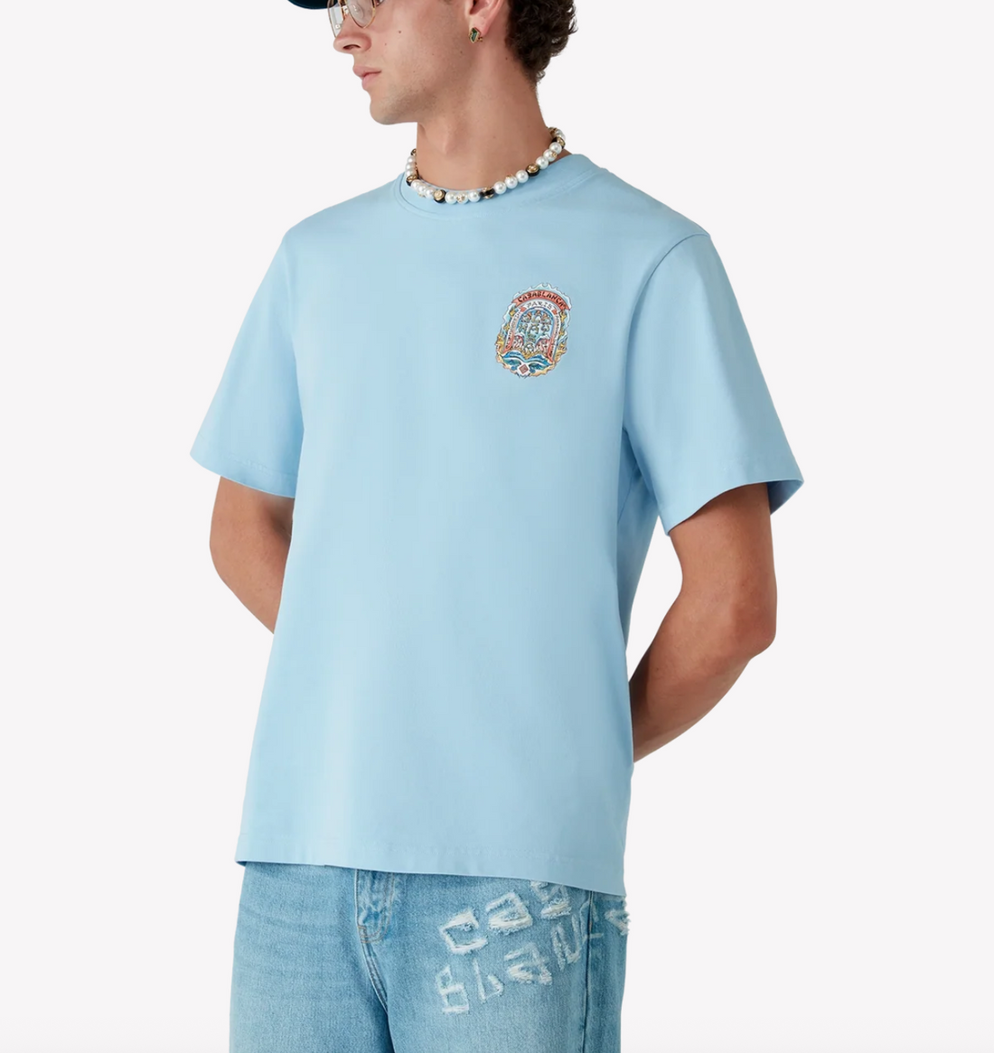 Casablanca Casaway Light blue T-Shirt
