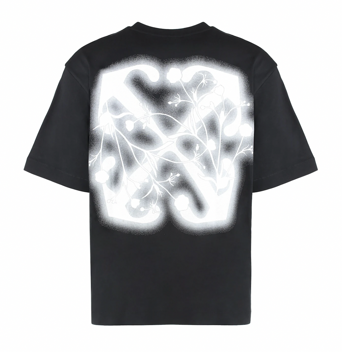 Off-White Flower Sprayed Arrow T-Shirt