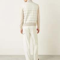 Moncler Down Cardigan Beige