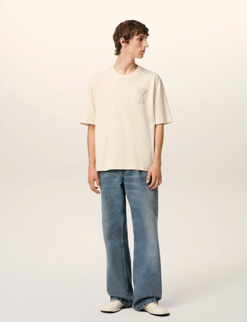 Ami Paris T-shirt Beige