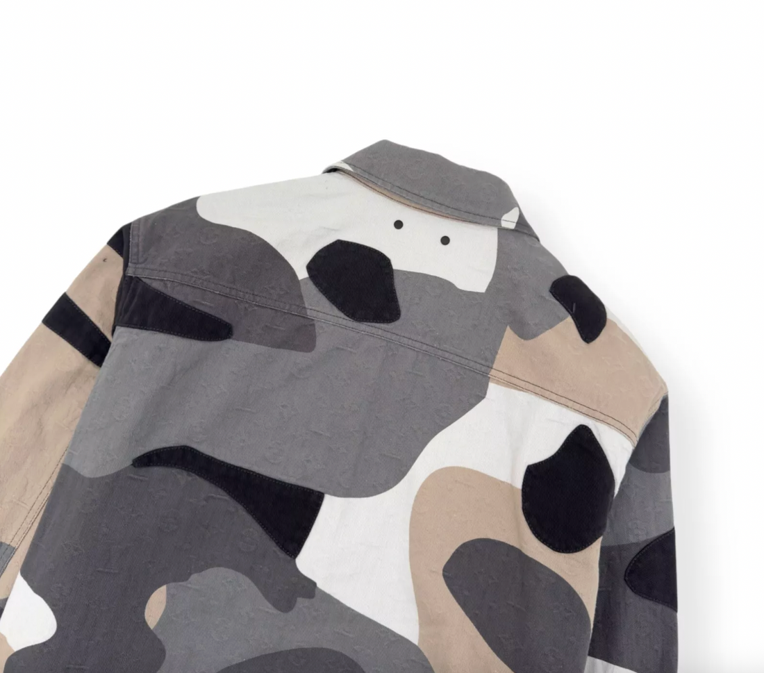 Louis Vuitton x Kidsuper Patchwork Monogram Faces Denim Jacket