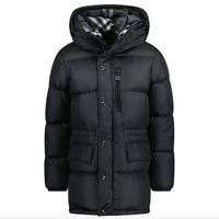 Burberry Haworth Check Detailed Down Jacket