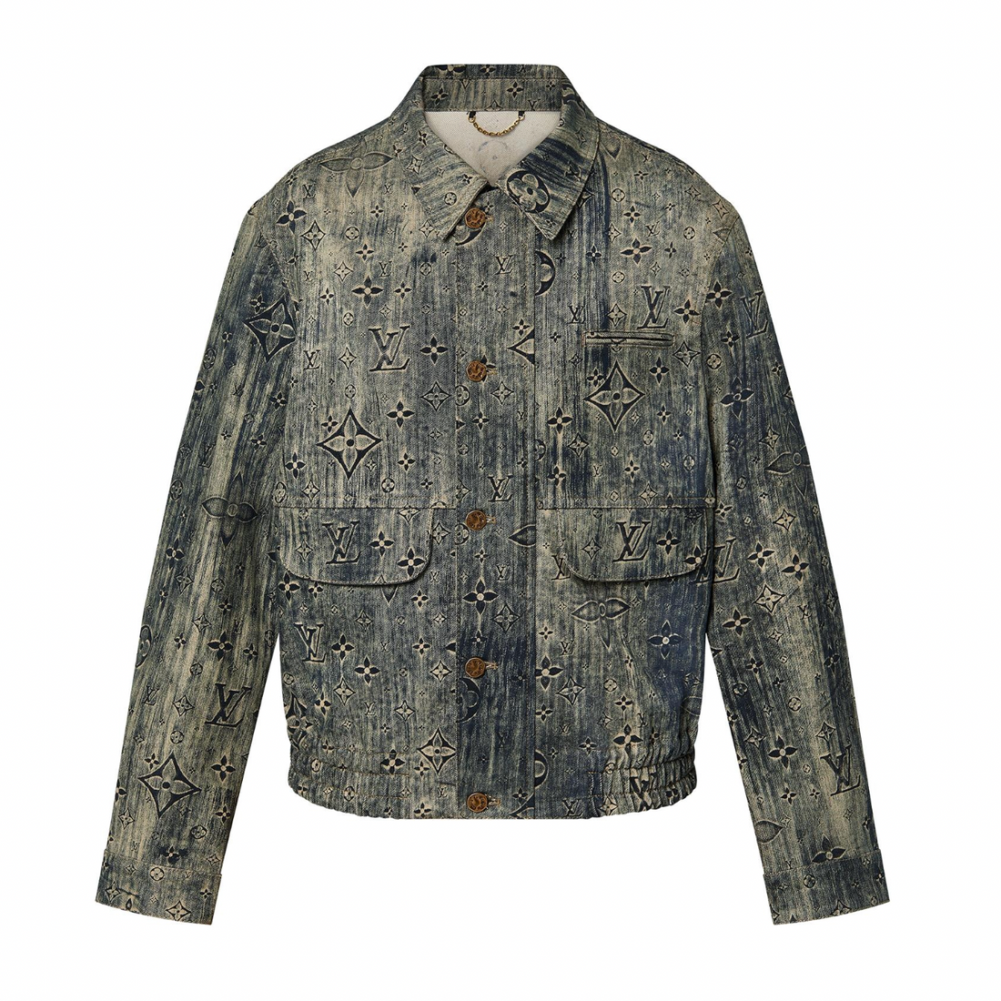 Louis Vuitton Tie-Dye Monogram Denim Jacket
