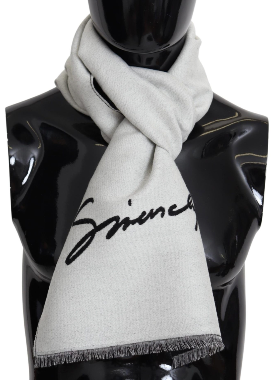 Givenchy Signature Logo Wool Scarf