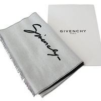 Givenchy Signature Logo Wool Scarf