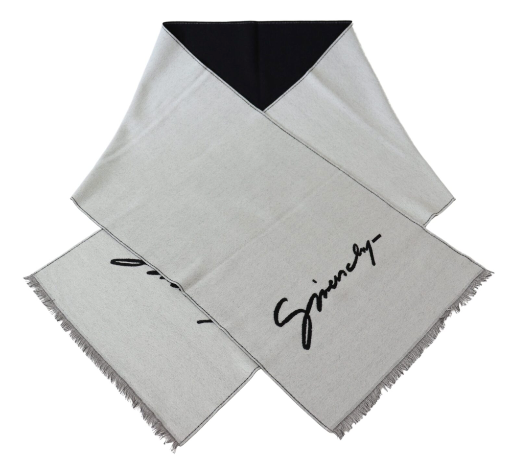 Givenchy Signature Logo Wool Scarf