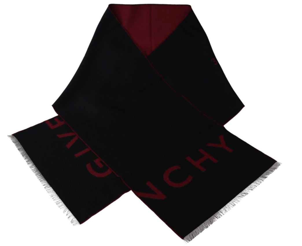 Givenchy Logo Wool Scarf