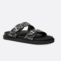 Dior Oblique Jacquard Aqua Sandals