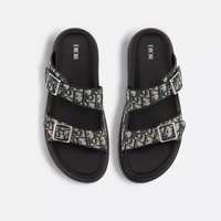 Dior Oblique Jacquard Aqua Sandals