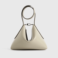 Toteme Bevel Leather Wristlet Bag