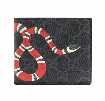 Gucci Kingsnake GG Supreme Wallet