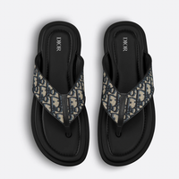 Dior Oblique Jacquard Aqua Sandals