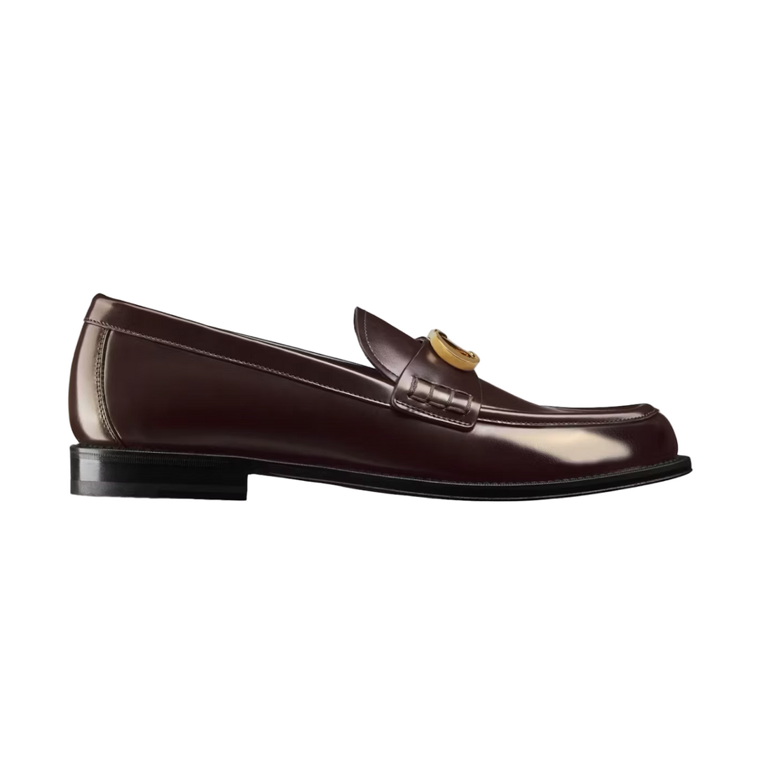 Dior CD Leather Granville Loafer Brown