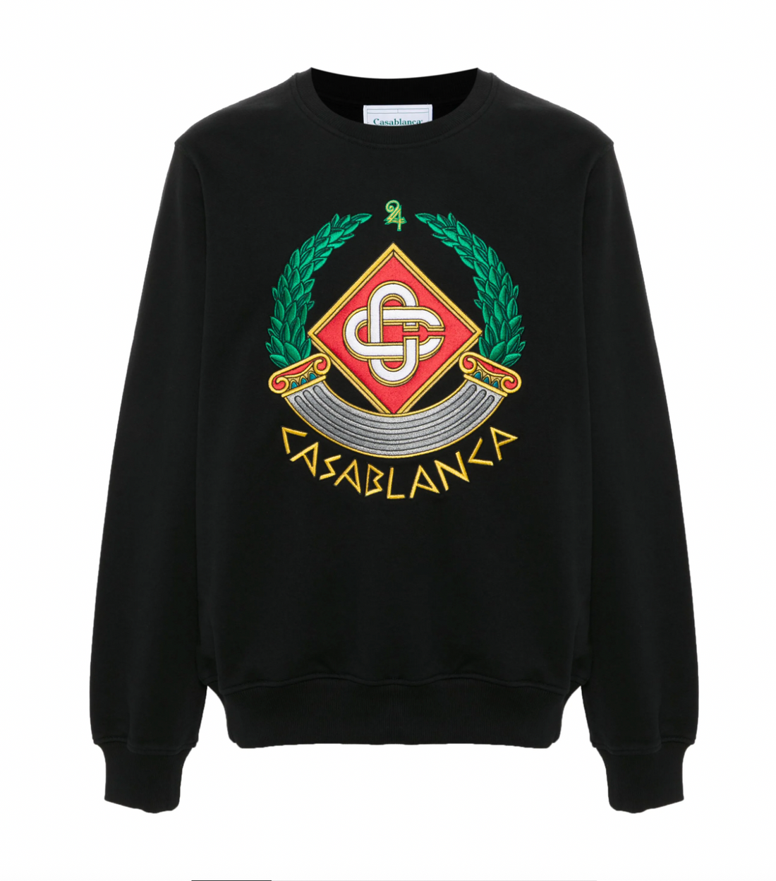 Casablanca Crest Embroidery Sweatshirt