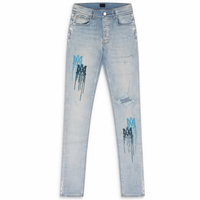 Amiri Blue MA Drip Jeans