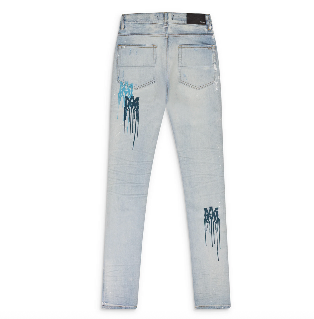 Amiri Blue MA Drip Jeans