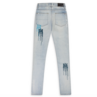 Amiri Blue MA Drip Jeans