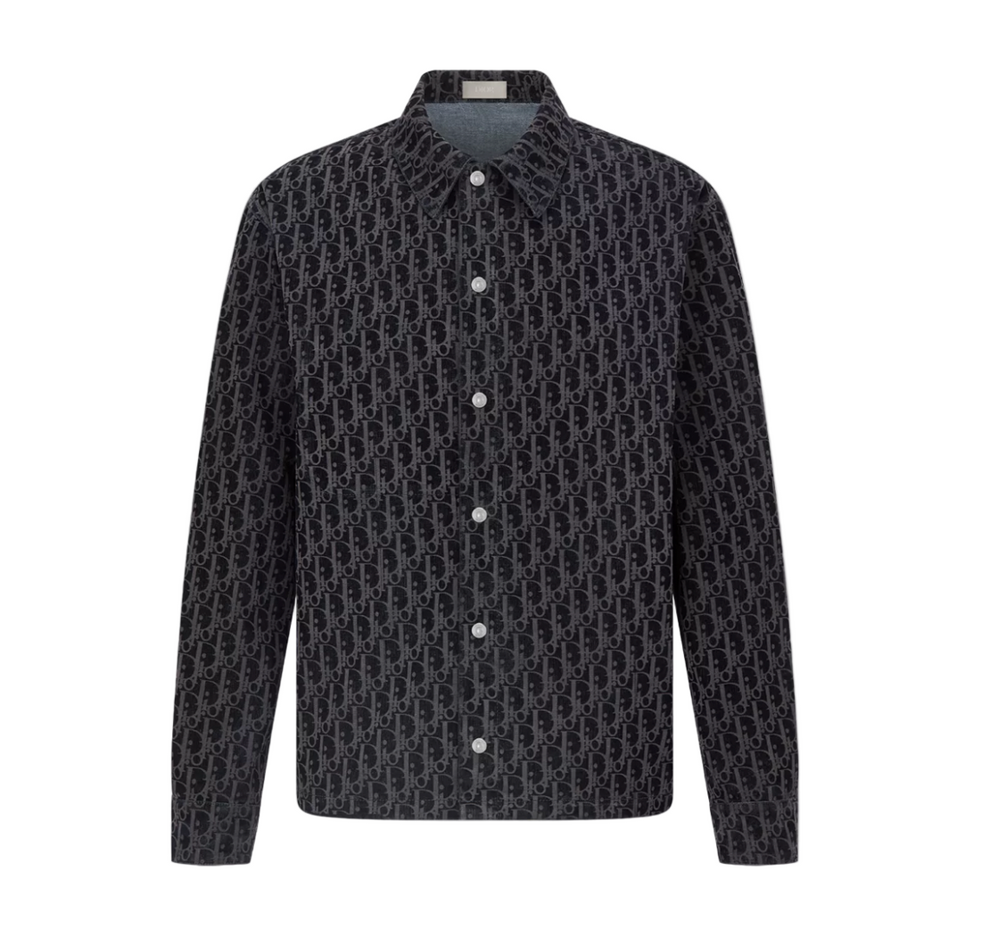 Dior Oblique Jacquard Cotton-Blend Twill Overshirt