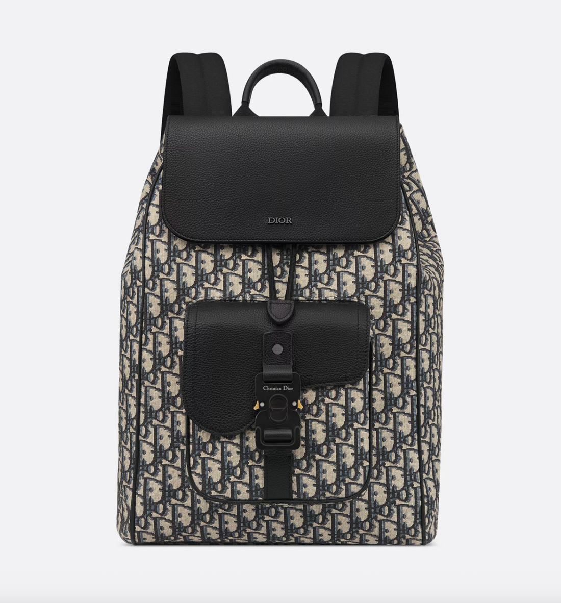 Dior Oblique Saddle Backpack with Flap