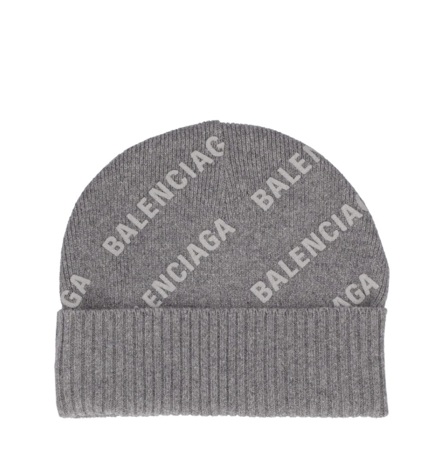 Balenciaga All Over Cashmere Beanie