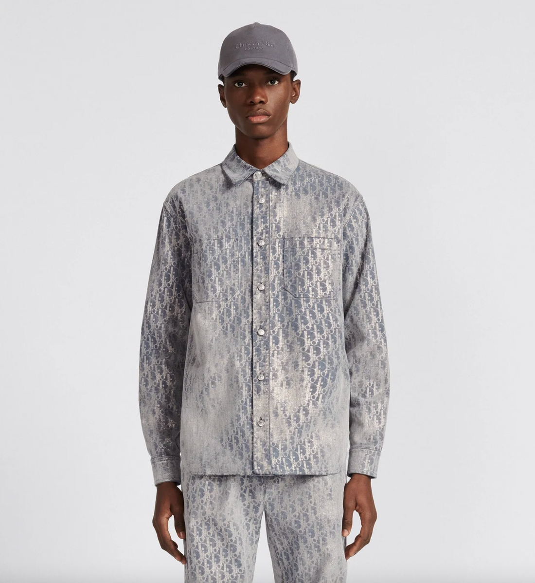 Dior Oblique Cotton Blend Overshirt